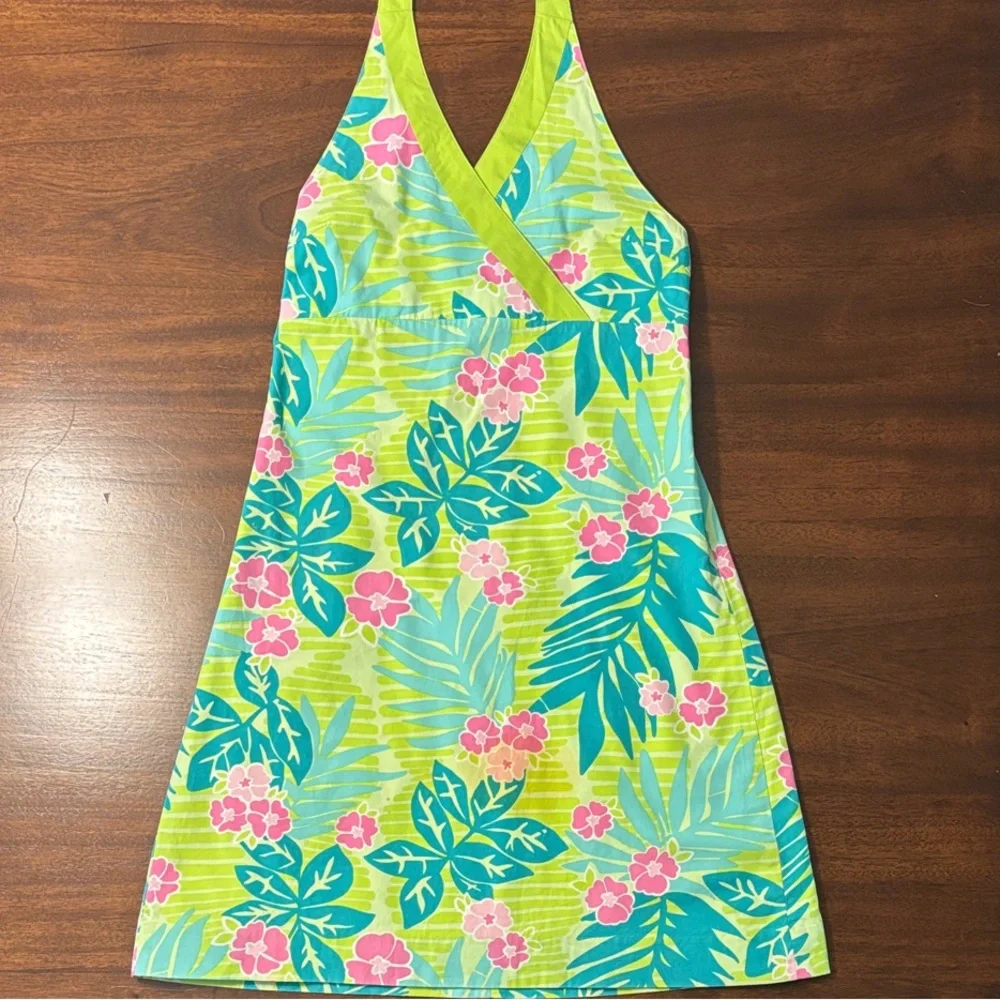 Lilly Pulitzer Tropical Halter Dress